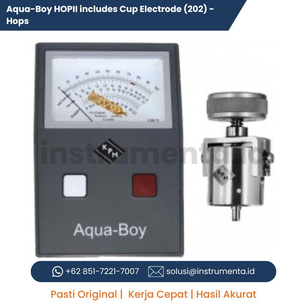 Distributor Aqua-Boy HOPII Hops Moisture Meter with Cup Electrode Alat Ukur Kadar Air Hop Portable Industrial